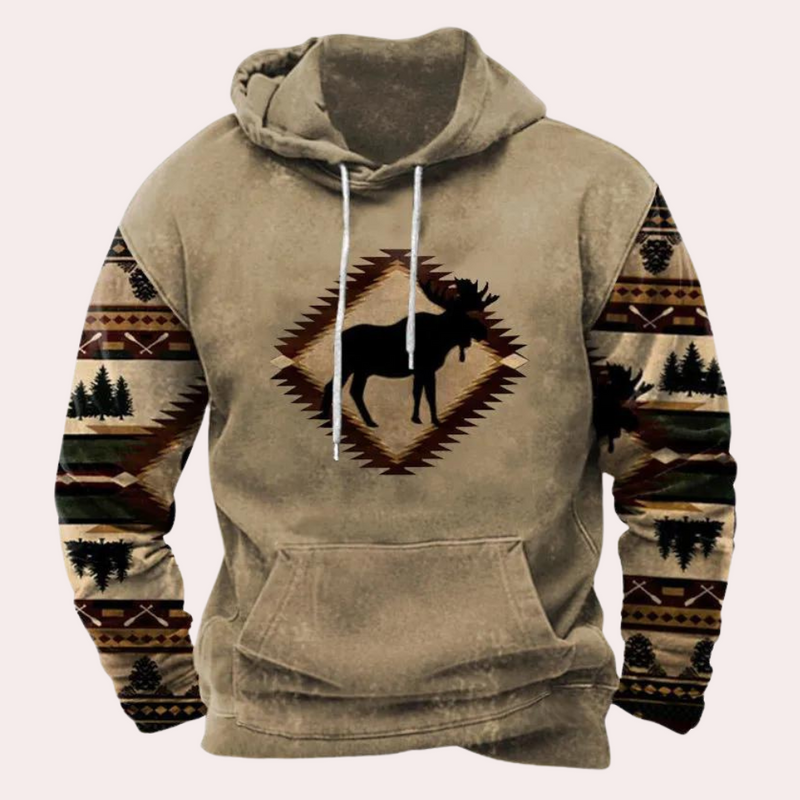 Bequemer Kapuzenpullover für Herren