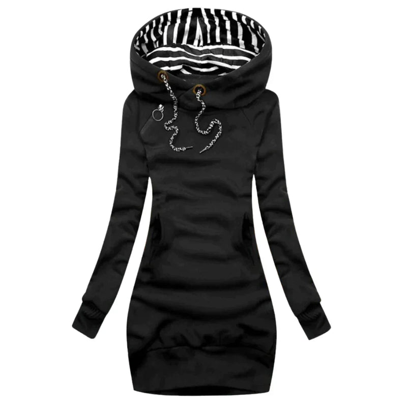 Bequemes - Casual Dress Mit Kapuze für dich