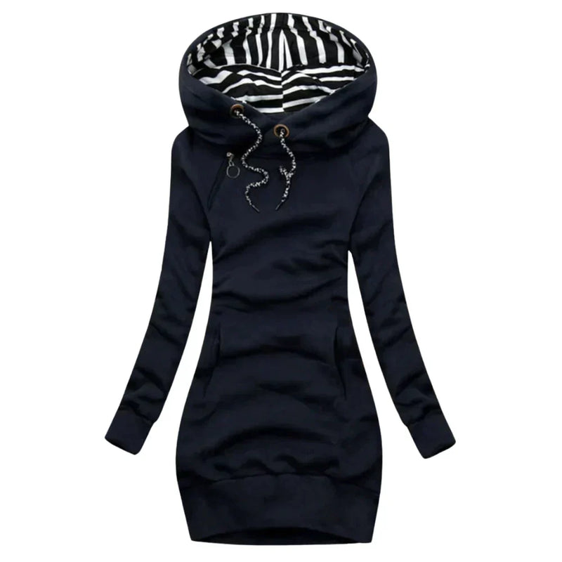 Bequemes - Casual Dress Mit Kapuze für dich