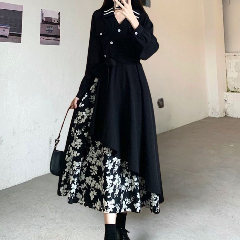 Bequemes und elegantes Blumen-Kleid für jede Gelegenheit