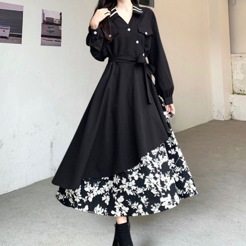 Bequemes und elegantes Blumen-Kleid für jede Gelegenheit