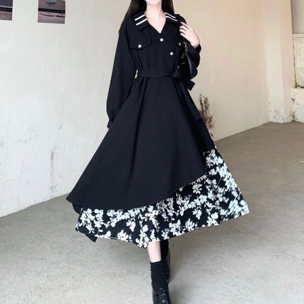 Bequemes und elegantes Blumen-Kleid für jede Gelegenheit