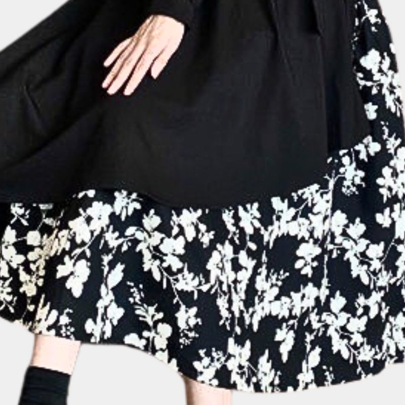 Bequemes und elegantes Blumen-Kleid für jede Gelegenheit