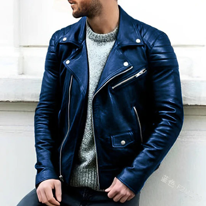 CRUZ - Leder Bikerjacke für Herren