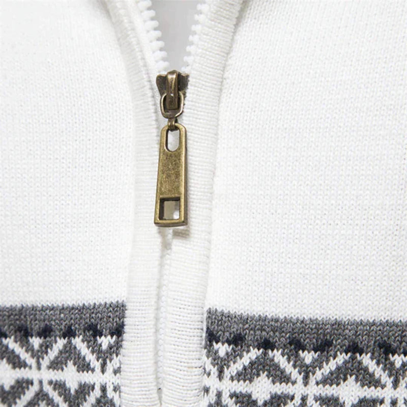 Elegante Männerpullover mit ethnischem Muster