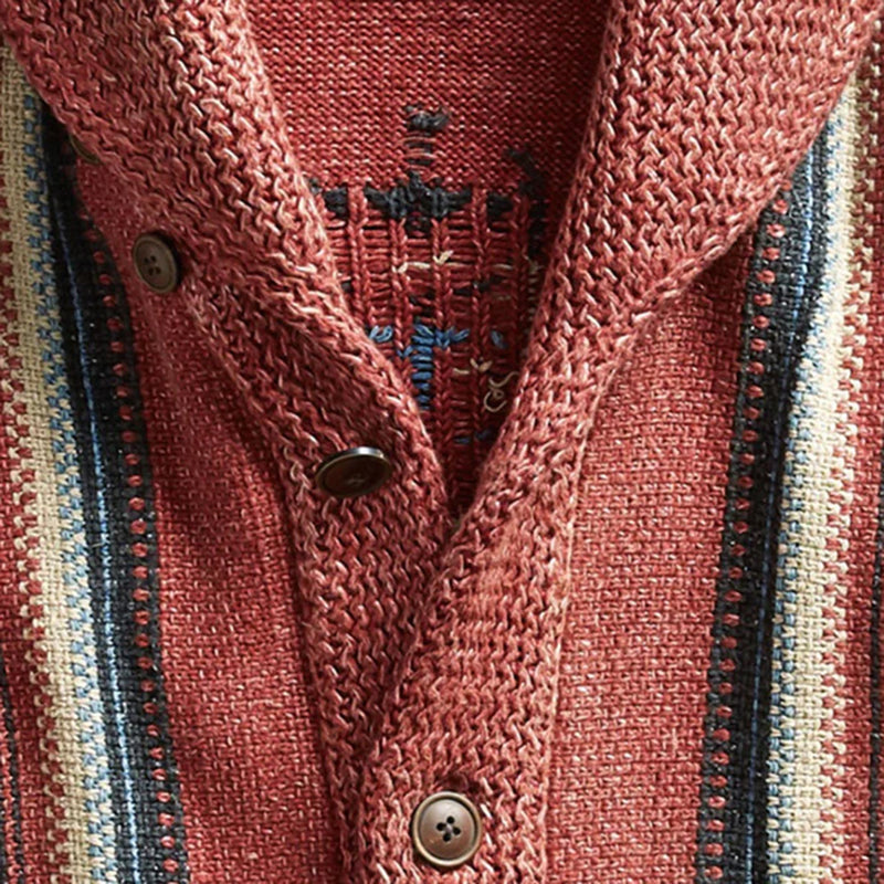 Weiches vintage gestricktes Herren-Westen