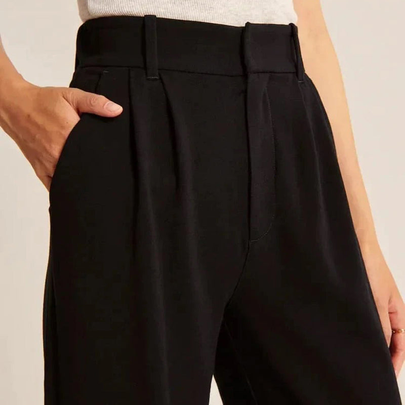 CELINA - Hose mit hoher Taille