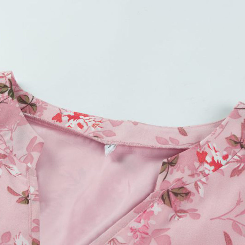 Elegante geblümte Sommerkleid für vielseitige Anlässe