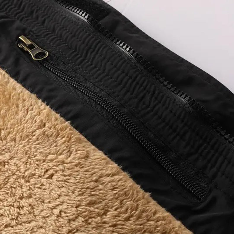 Warme Winterjacke für Herren mit Kapuze