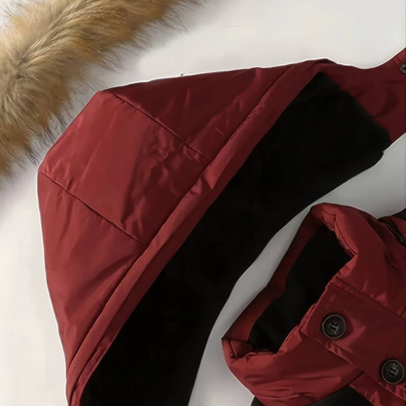Wärmender Parka für Herren mit Kapuze