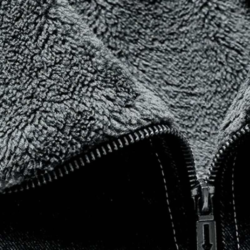 Kuscheliger Sherpa-Kapuzenpullover für Männer