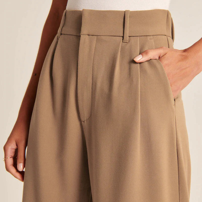 CELINA - Hose mit hoher Taille