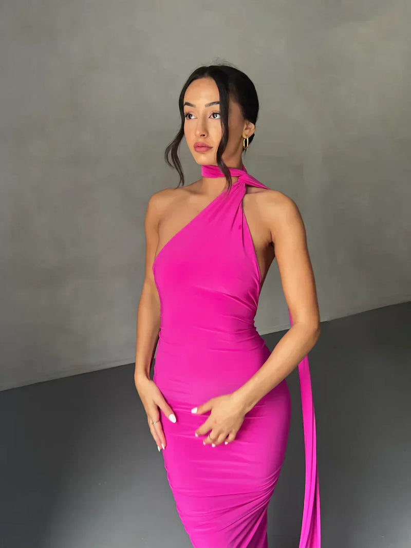 Elegantes Maxikleid Mit Schulter-Cut-Out Für Damen