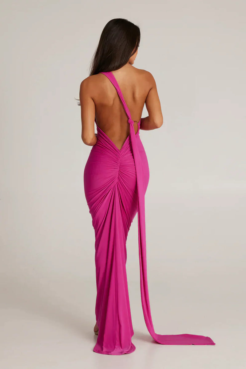 Elegantes Maxikleid Mit Schulter-Cut-Out Für Damen