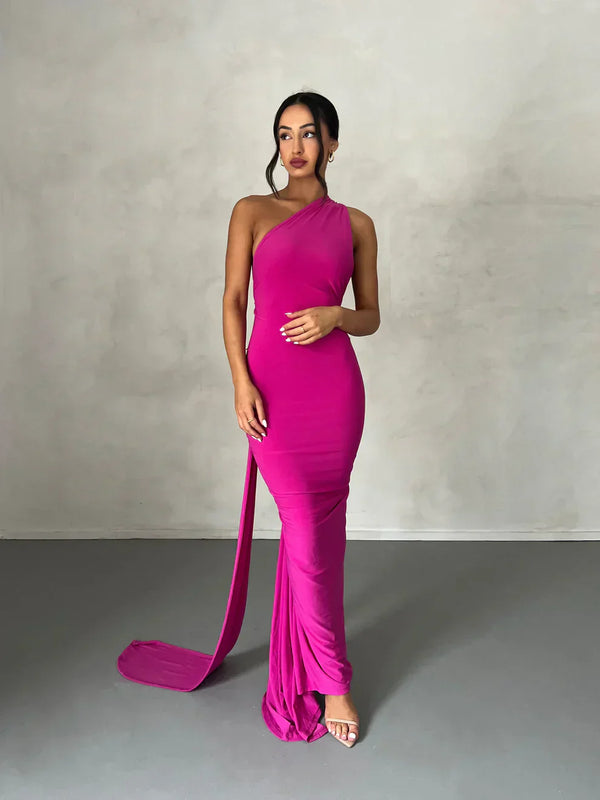 Elegantes Maxikleid Mit Schulter-Cut-Out Für Damen