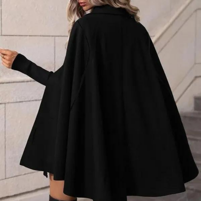 Eleganter und bequemer Damen-Cape-Mantel