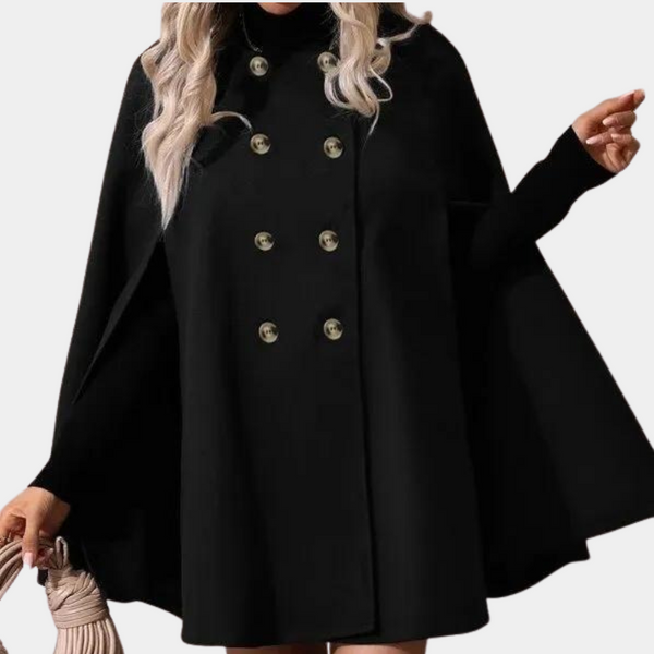 Eleganter und bequemer Damen-Cape-Mantel