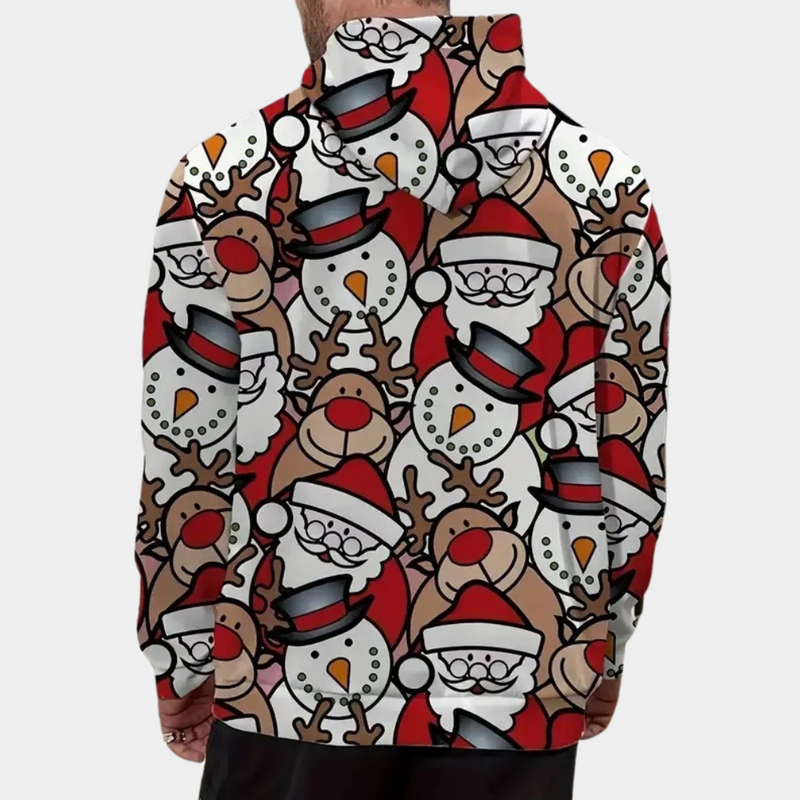 Eleganter warmer Hoodie für Männer
