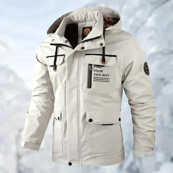 Stylische und bequeme Regenjacke für Männer