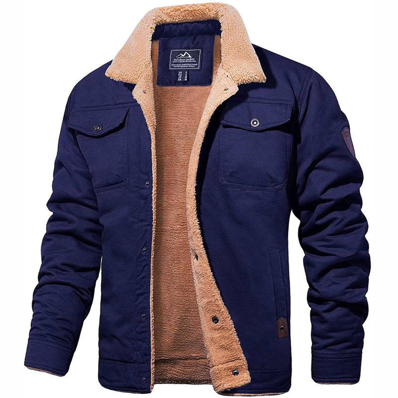 Warme Vintage Bomberjacke für Herren