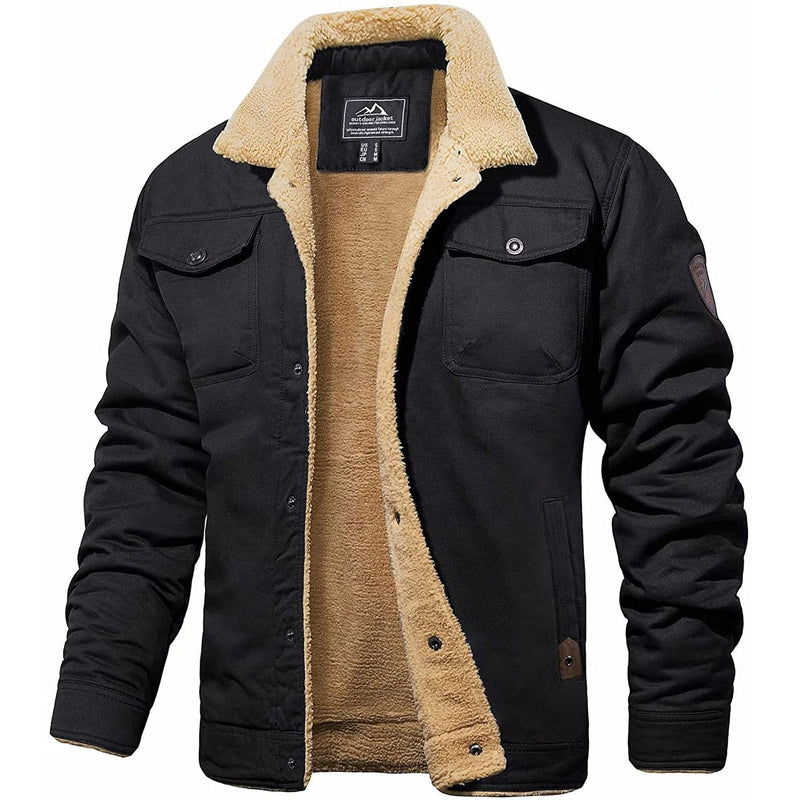 Warme Vintage Bomberjacke für Herren