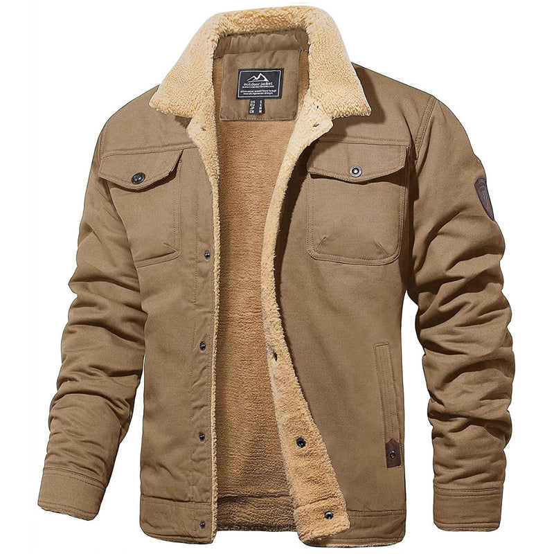 Warme Vintage Bomberjacke für Herren