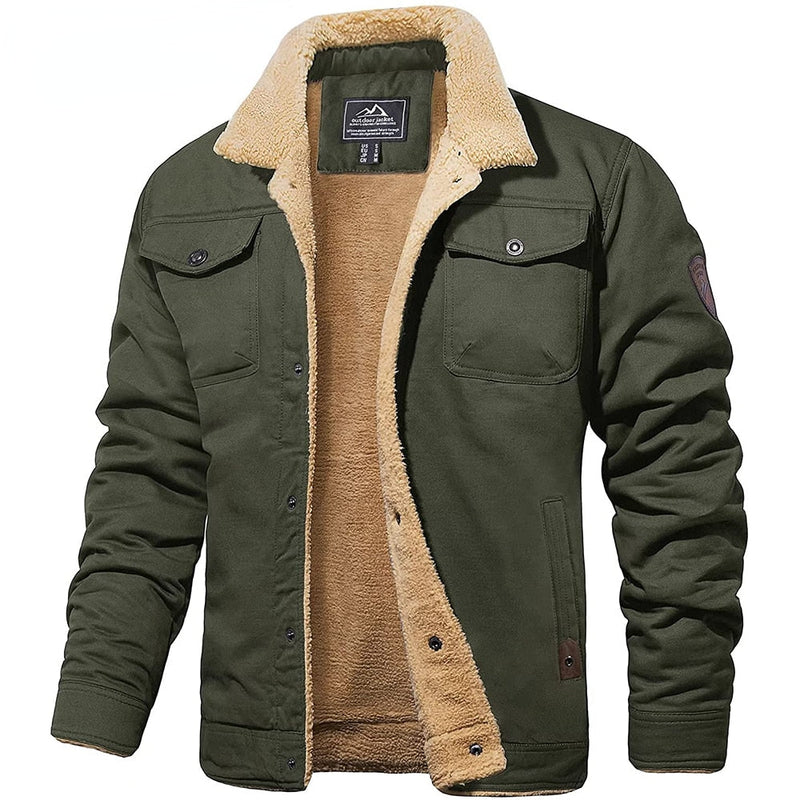 Warme Vintage Bomberjacke für Herren