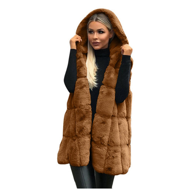 Elegante und weiche ärmellose Jacke