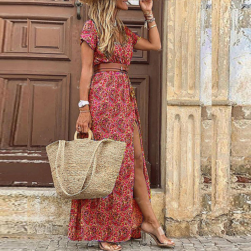Elegantes Maxikleid in Schicker Boho-Optik