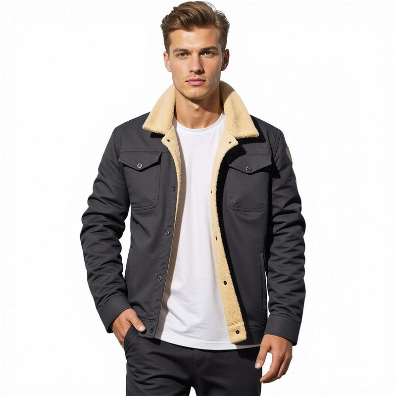 Warme Vintage Bomberjacke für Herren