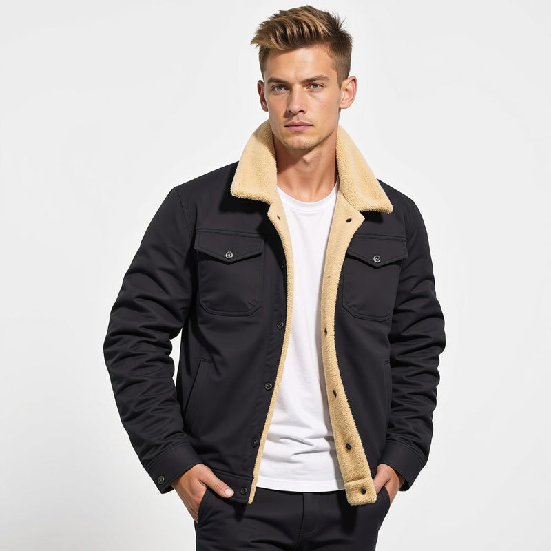 Warme Vintage Bomberjacke für Herren