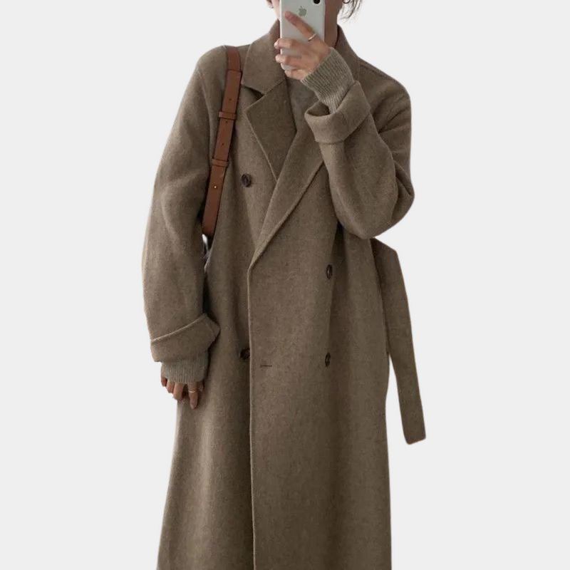 Eleganter warmer Wintermantel für Damen