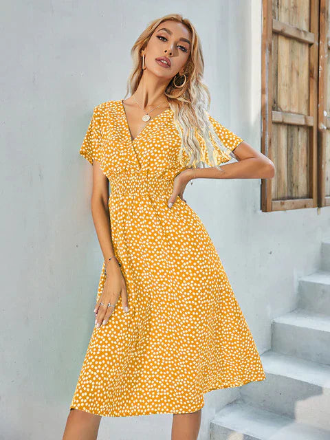 Leichtes - Kurzärmeliges A-Linie Kleid für dich