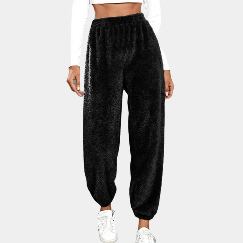 Weiche Plüsch-Loungebrocken für Damen im Trend