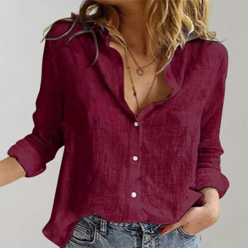 Edda - Baumwollbluse für Frauen