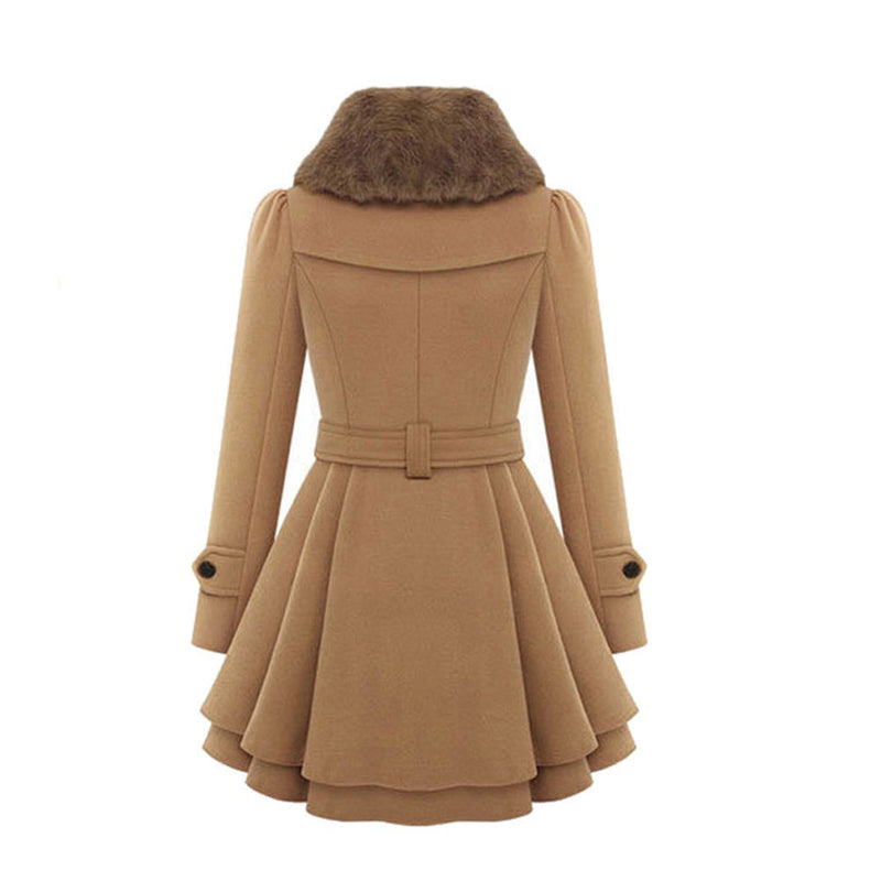 Warmer und eleganter Wintermantel für Damen