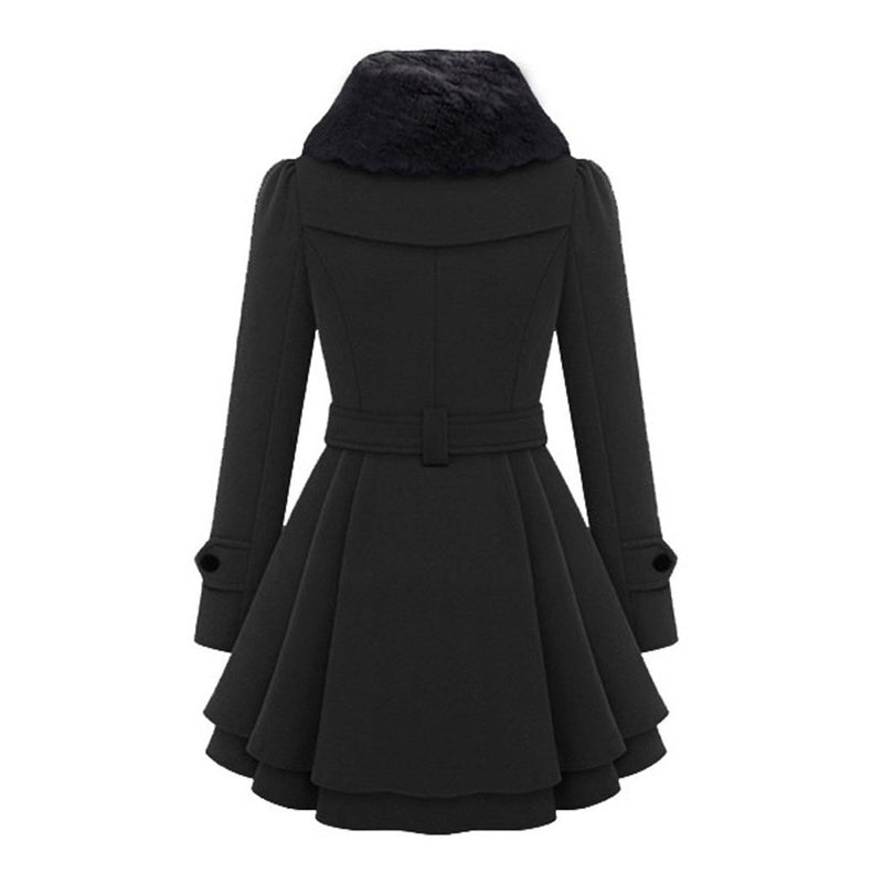 Warmer und eleganter Wintermantel für Damen