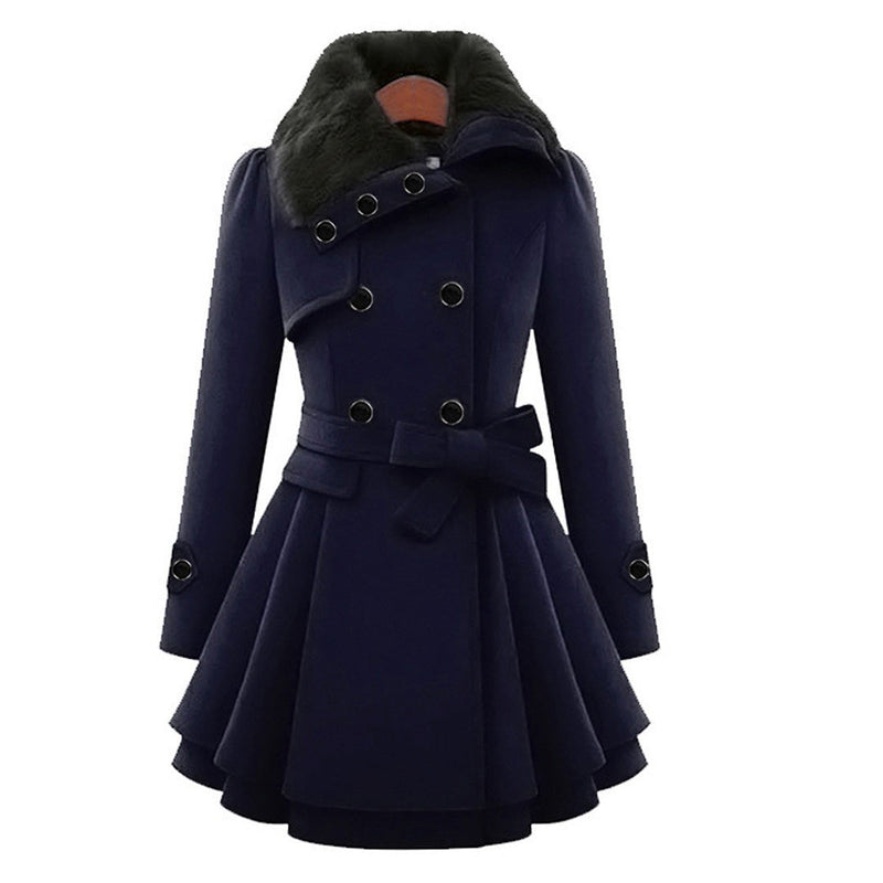 Warmer und eleganter Wintermantel für Damen