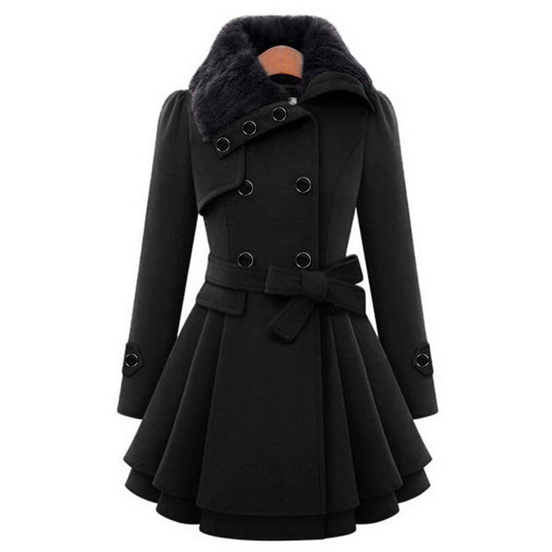 Warmer und eleganter Wintermantel für Damen
