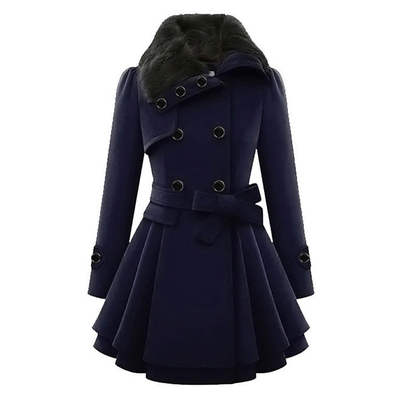 Warmer und eleganter Wintermantel für Damen