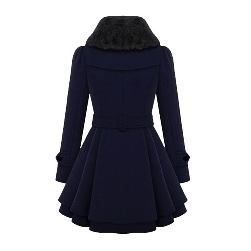 Warmer und eleganter Wintermantel für Damen