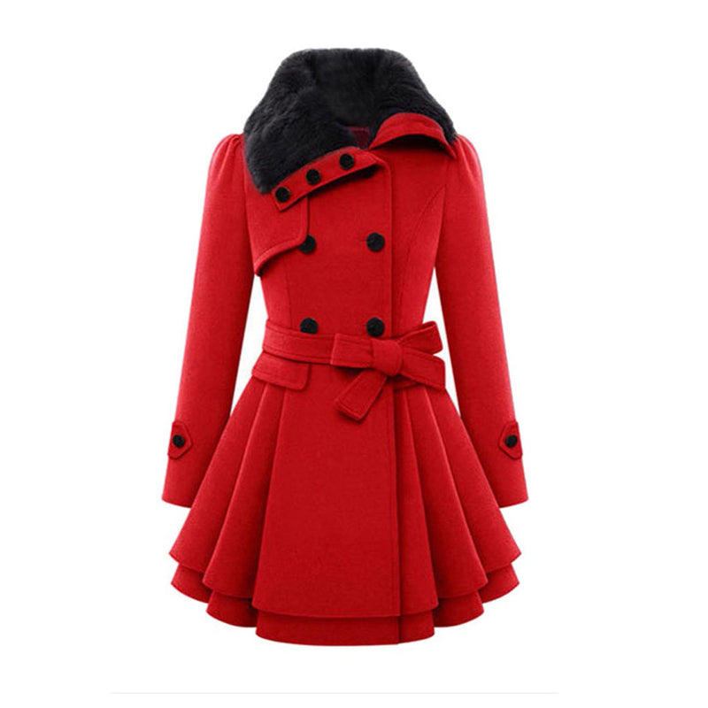 Warmer und eleganter Wintermantel für Damen