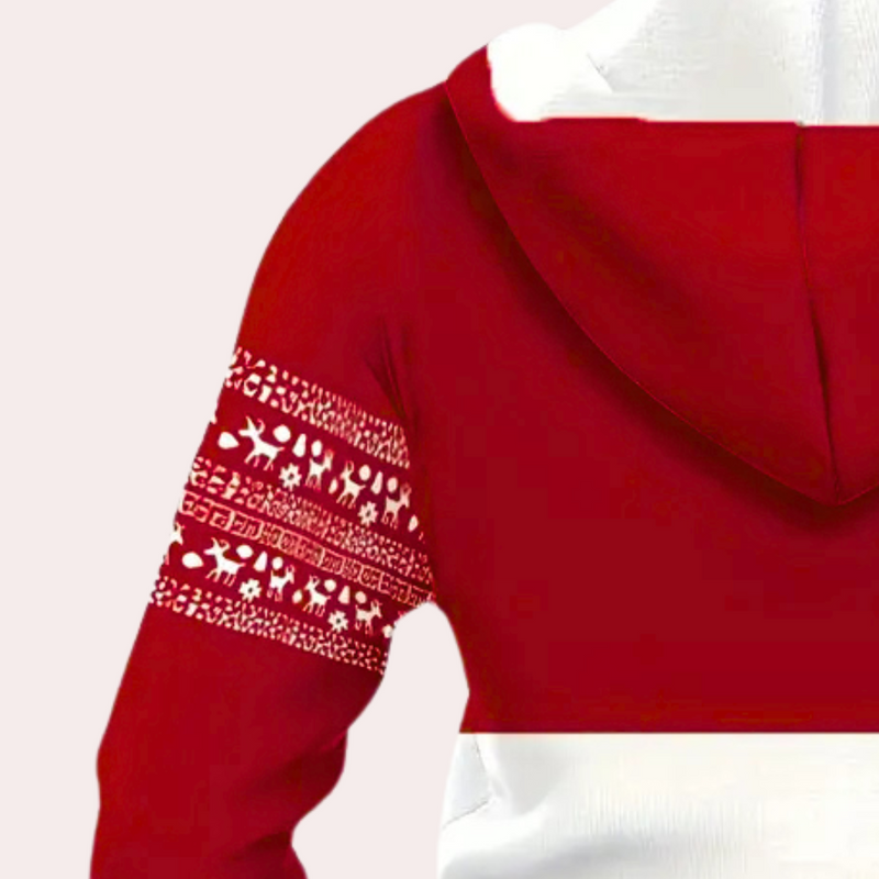 Warmer festlicher Hoodie für Herren