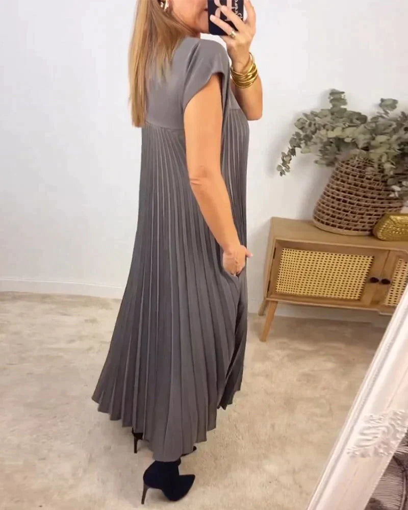 Warmes - Ärmelloses Faltenkleid für dich