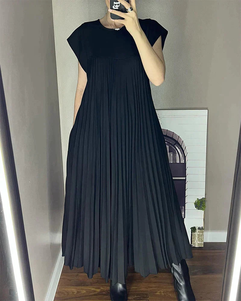 Warmes - Ärmelloses Faltenkleid für dich