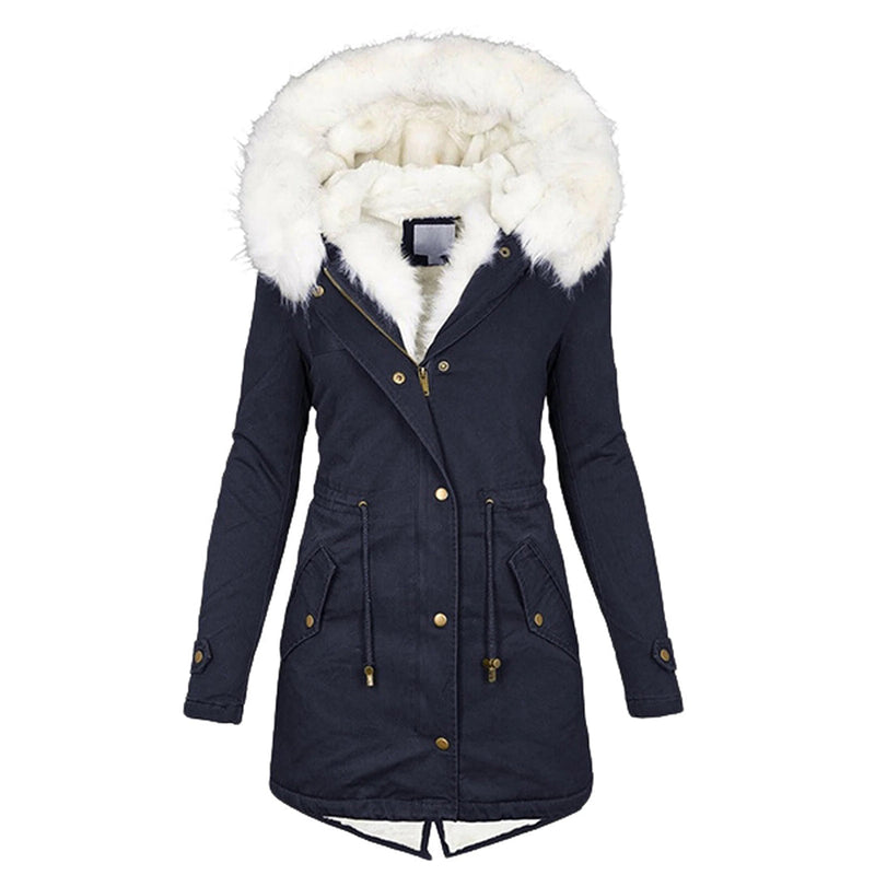 Eleganter warmer Wintermantel für Damen