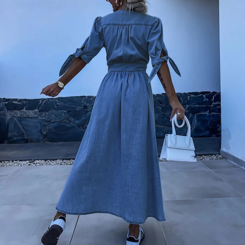 Elegantes und Bequemes Kleid Stilvolles Maxikleid