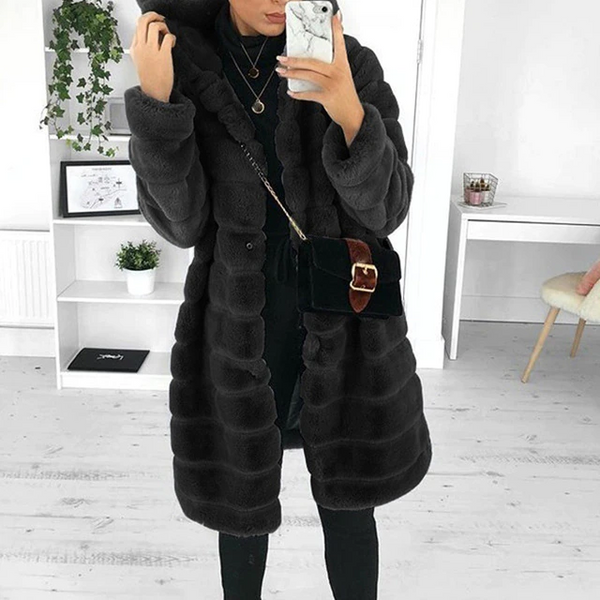 Elega - Stilvolle und warme Winterjacke mit Kapuze