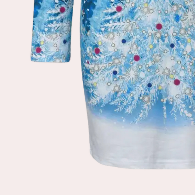 Elegantes festliches Kleid für Damen in Blau