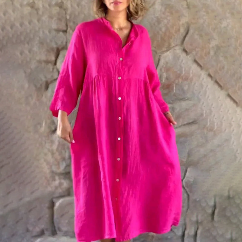 Bequeme und elegante Sommerkleid für stilvolle Frauen